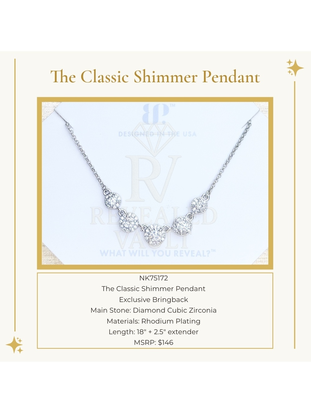 The Classic Shimmer Pendant - OG